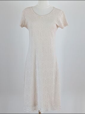 De Collection Crochet Lace Scalloped Romantic Dress - 8